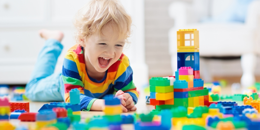 Child playing with legos - Believe childcare & early learning - Logan Reserve QLD